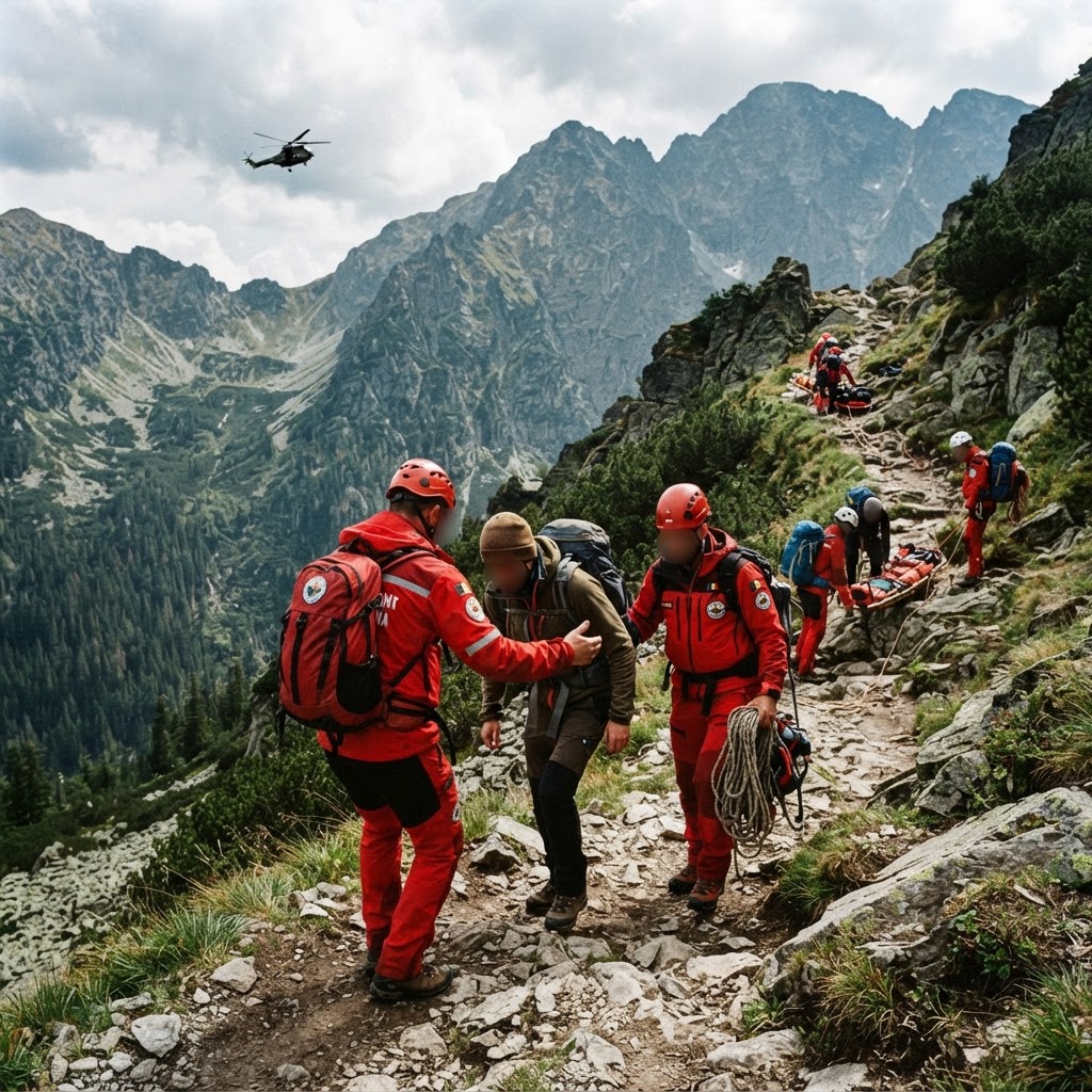 Salvamont a salvat 667 de persoane în august. 14 oameni au murit în zonele montane