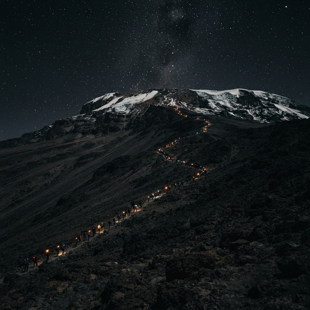 13 elevi au urcat pe Kilimanjaro pe ruta Machame: ghizii si regula pole pole, lectia unei expeditii de opt zile