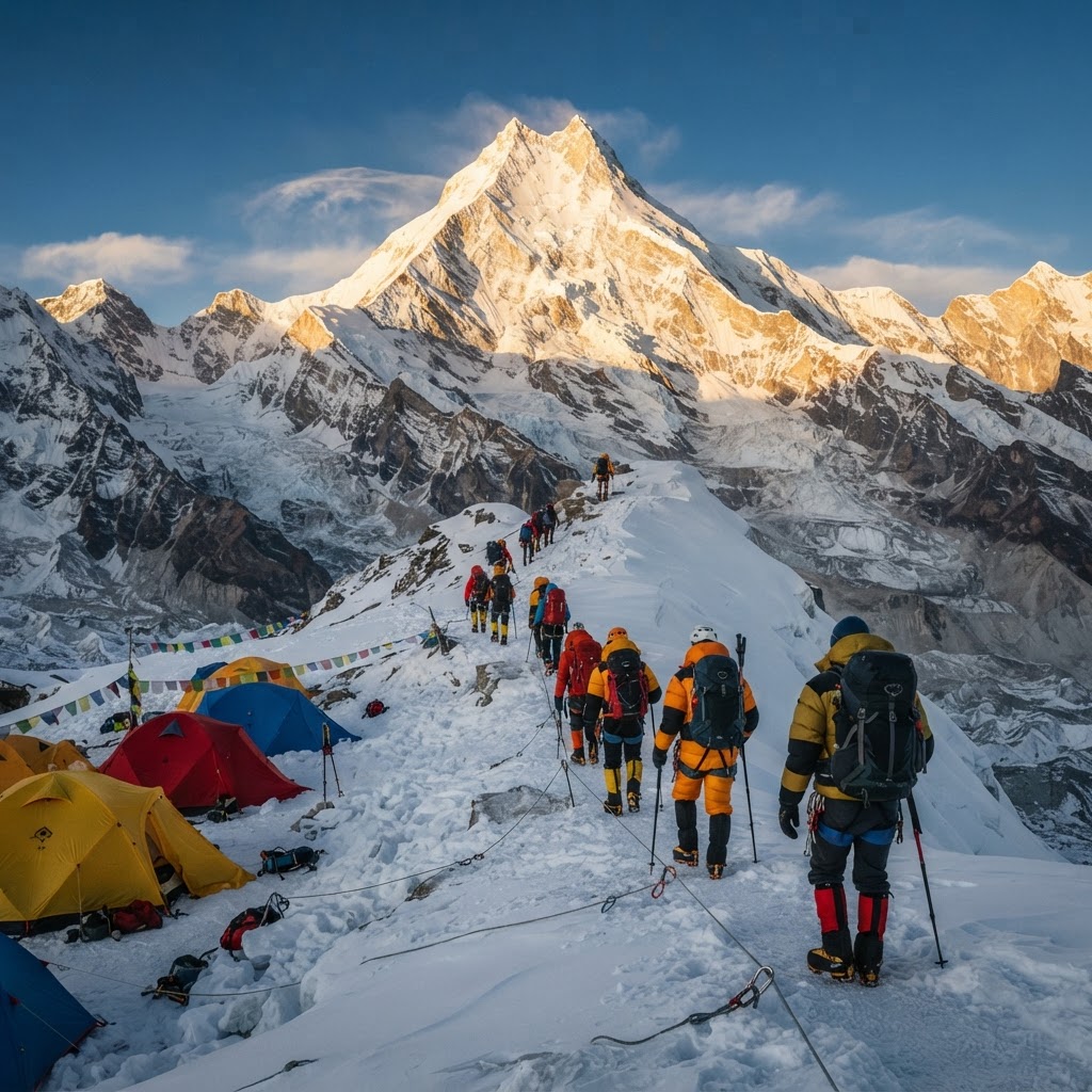 Sezonul de toamnă pe Manaslu a început, iar expedițiile de 8.000 de metri intră în etapa decisivă