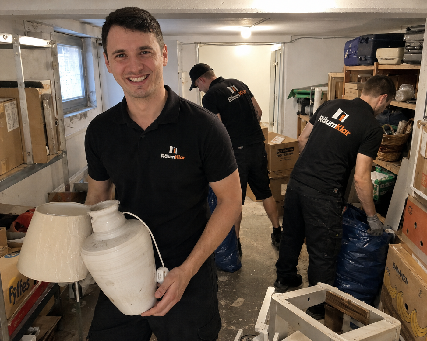 RäumKlar bei der Arbeit