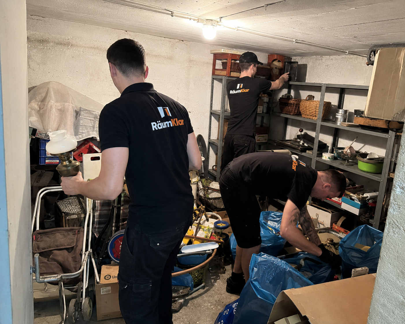 RäumKlar bei der Arbeit