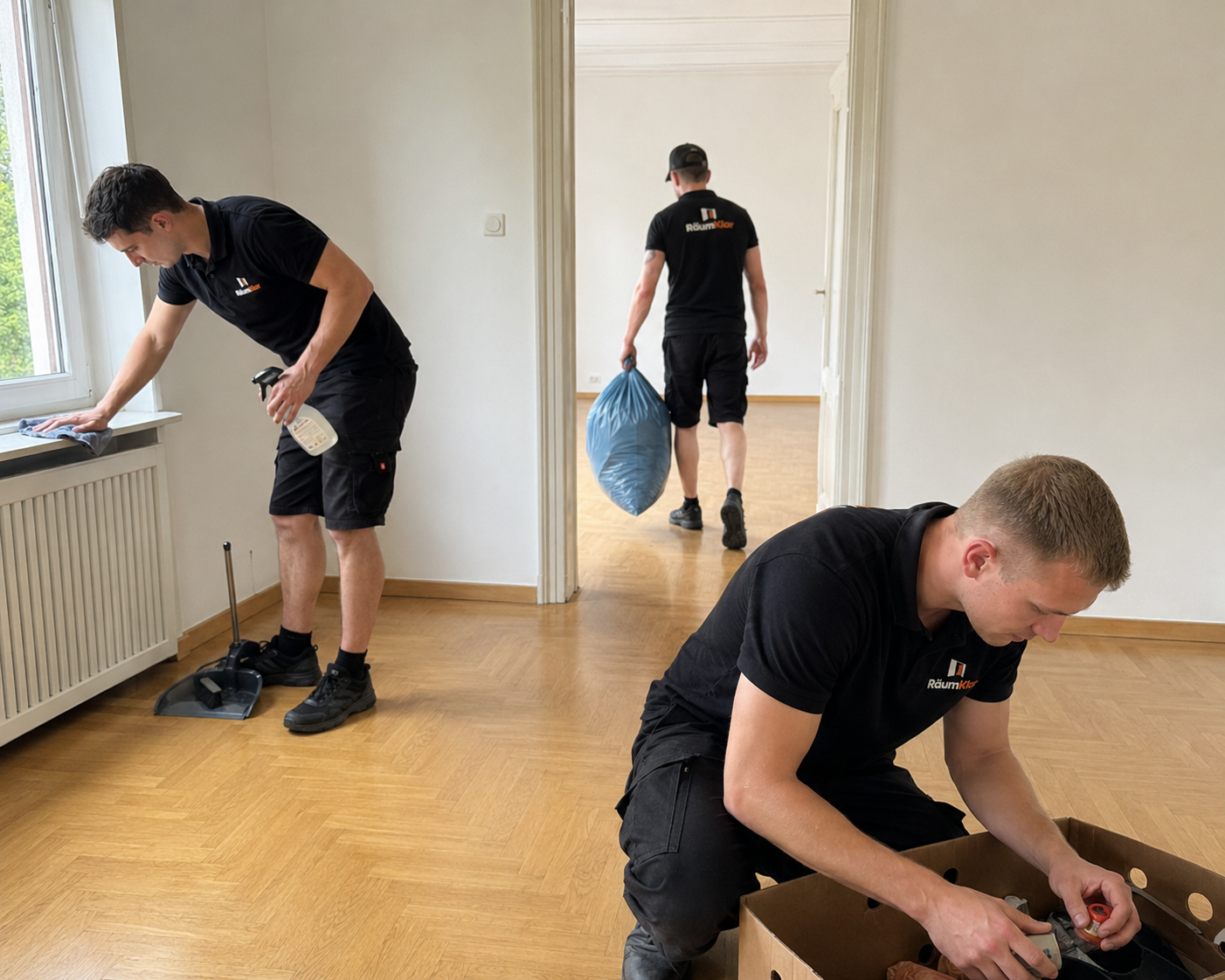 RäumKlar bei der Arbeit