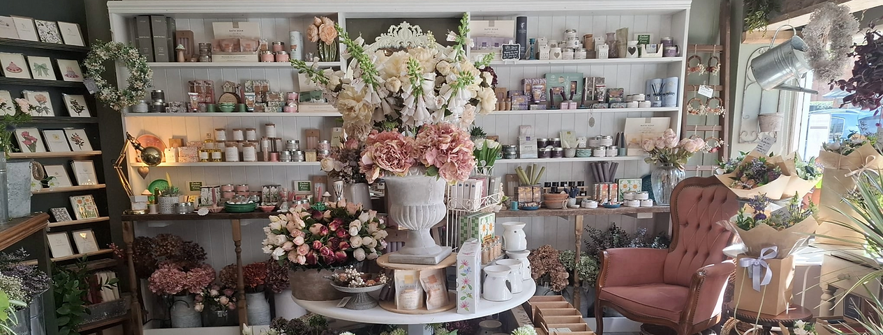 The flower-filled interior of Enchanted Bloom