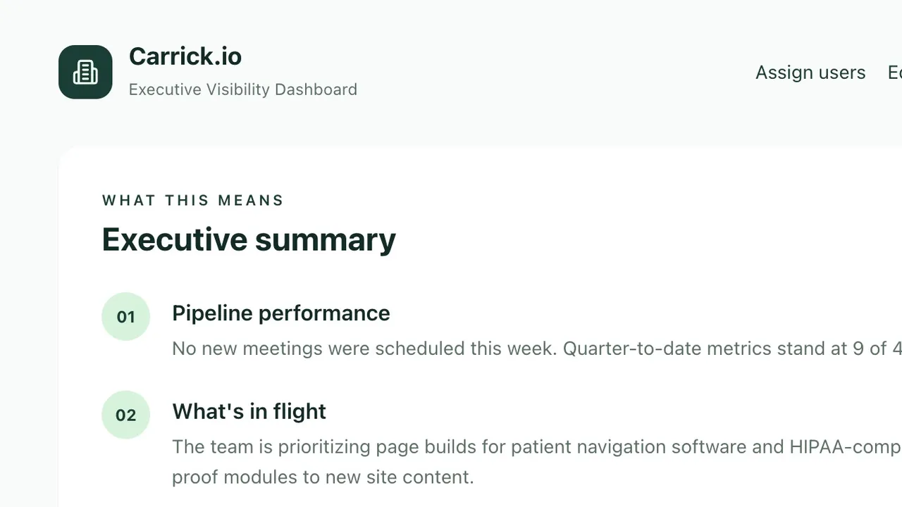 Client Dashboard Template template preview