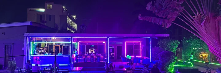 Mambo's Bar at night