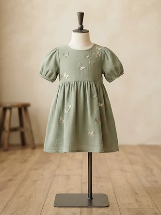 Conjunto Verde Tiffany Borboleta