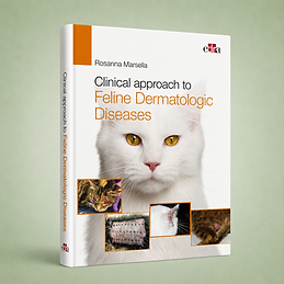 Clinical approach to feline dermatologic diseases, Rosanna Marsella, book cover