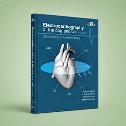 Electrocardiography of the dog and cat. Diagnosis of arrhythmias, Roberto Santilli, Sidney Moïse, Romain Pariaut, Manuela Perego, book cover