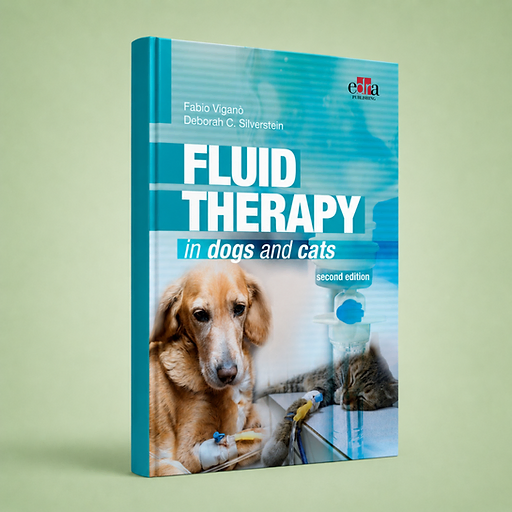 FLUID THERAPY in dogs and cats, Fabio Viganò DVM, Deborah Silverstein DVM, DACVECC, book cover