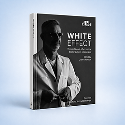 White effect book cover