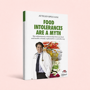 Food Intolerances are a myth, Attilio Speciani, book cover