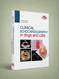 Clinical Echocardiography in dogs and cats, Serena Crosara, Sonja Fonfara, book cover