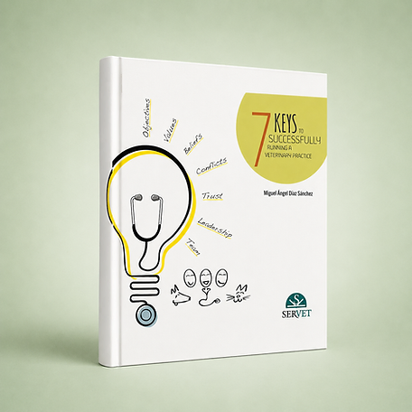 7 Keys to Successfully Running a Veterinary Practice book cover