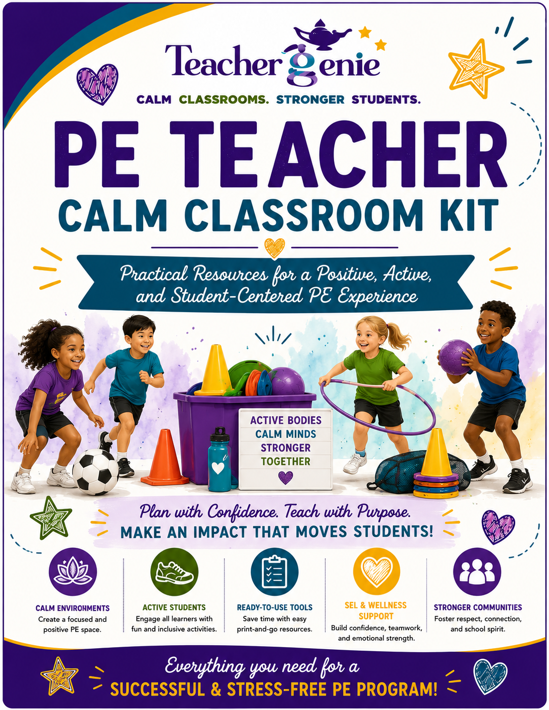 PE Teacher Calm Classroom Kit