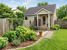 IronEdge landscaping project: Back Patio & Beds in Greentown, Indiana