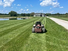 IronEdge landscaping project: Zero-Turn Stripe Work in Kokomo, Indiana