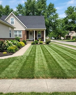 Mowing service by IronEdge Landscaping in North-Central Indiana