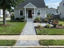 IronEdge landscaping project: Paver Walkway Install in Logansport, Indiana