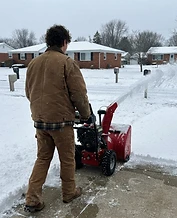 IronEdge snow removal work