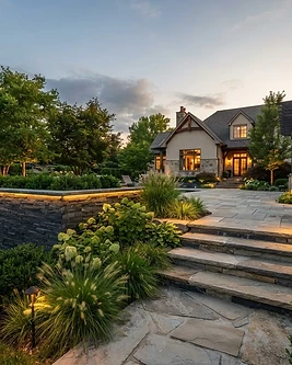 IronEdge landscaping and lawn care project in Logansport, Indiana