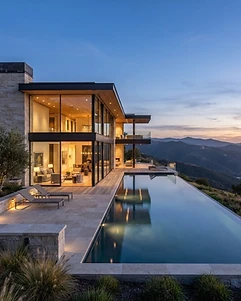 Modern Villa Twilight