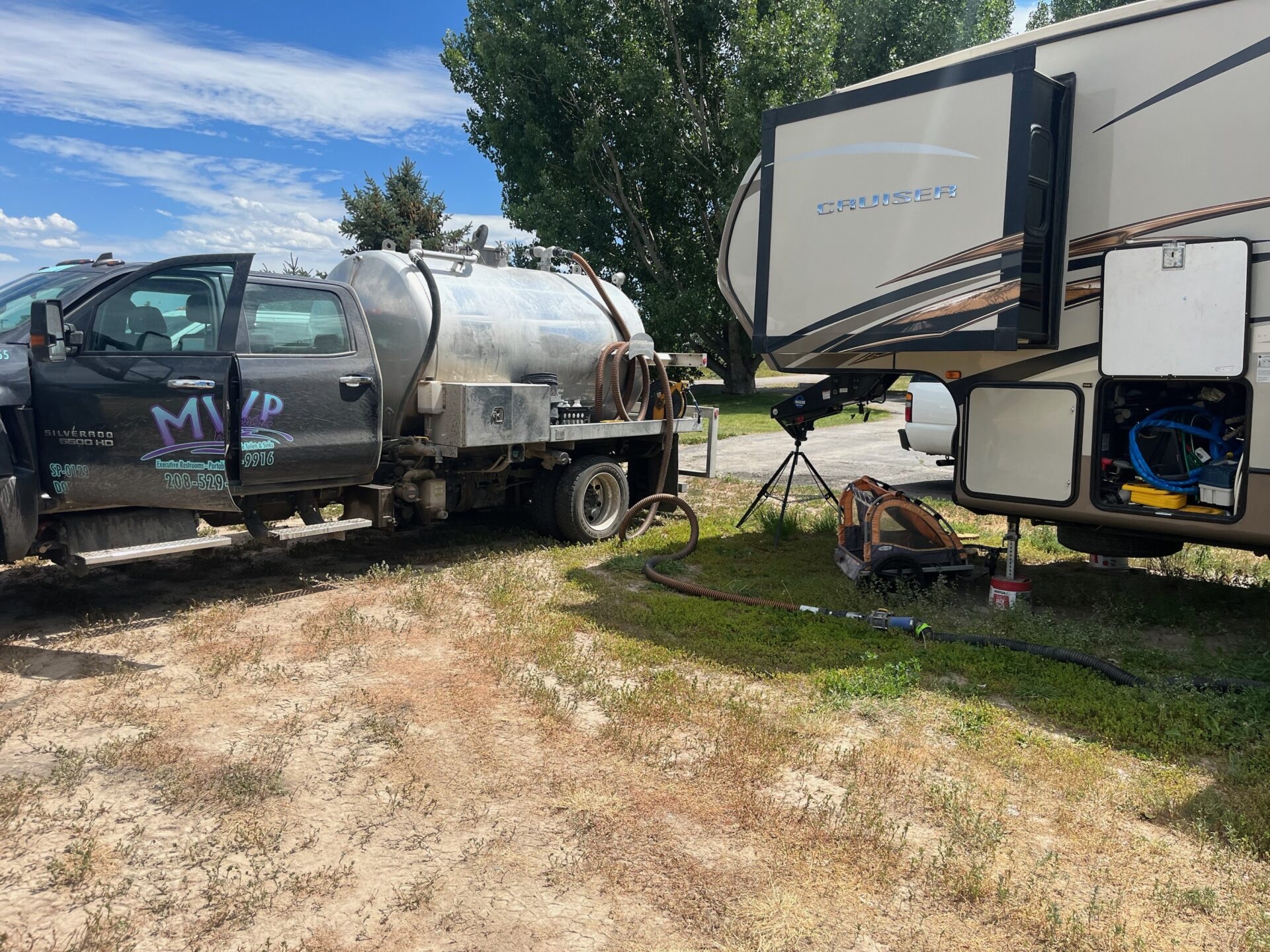 Mobile RV / Trailer Pumping