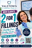 Yaletown Dental Care — 2 for 1 Fillings