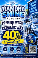 Diamond Shine Auto Spa — 40% Off Premium Wash & Ceramic Wax