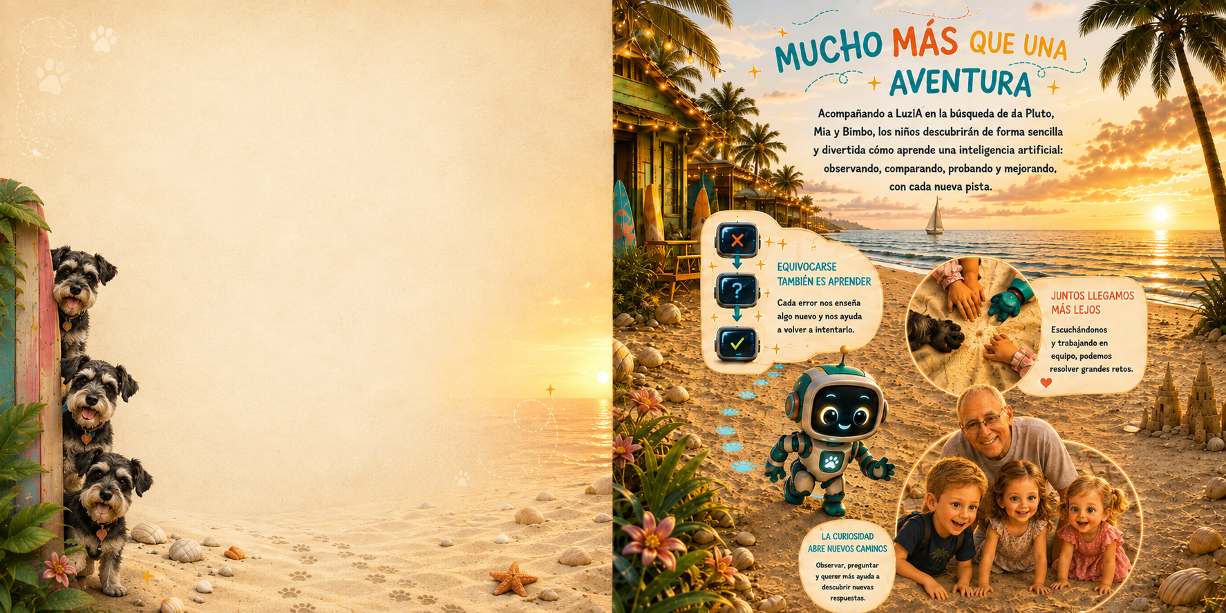 Much more than an adventure - story scene at the beach