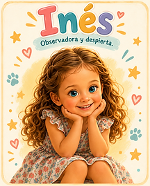 Character card of Inés - Learn with LuzIA