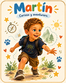 Character card of Martín - Learn with LuzIA