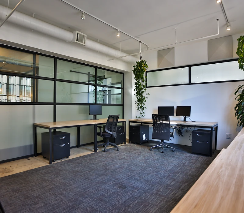 Open-plan workspace
