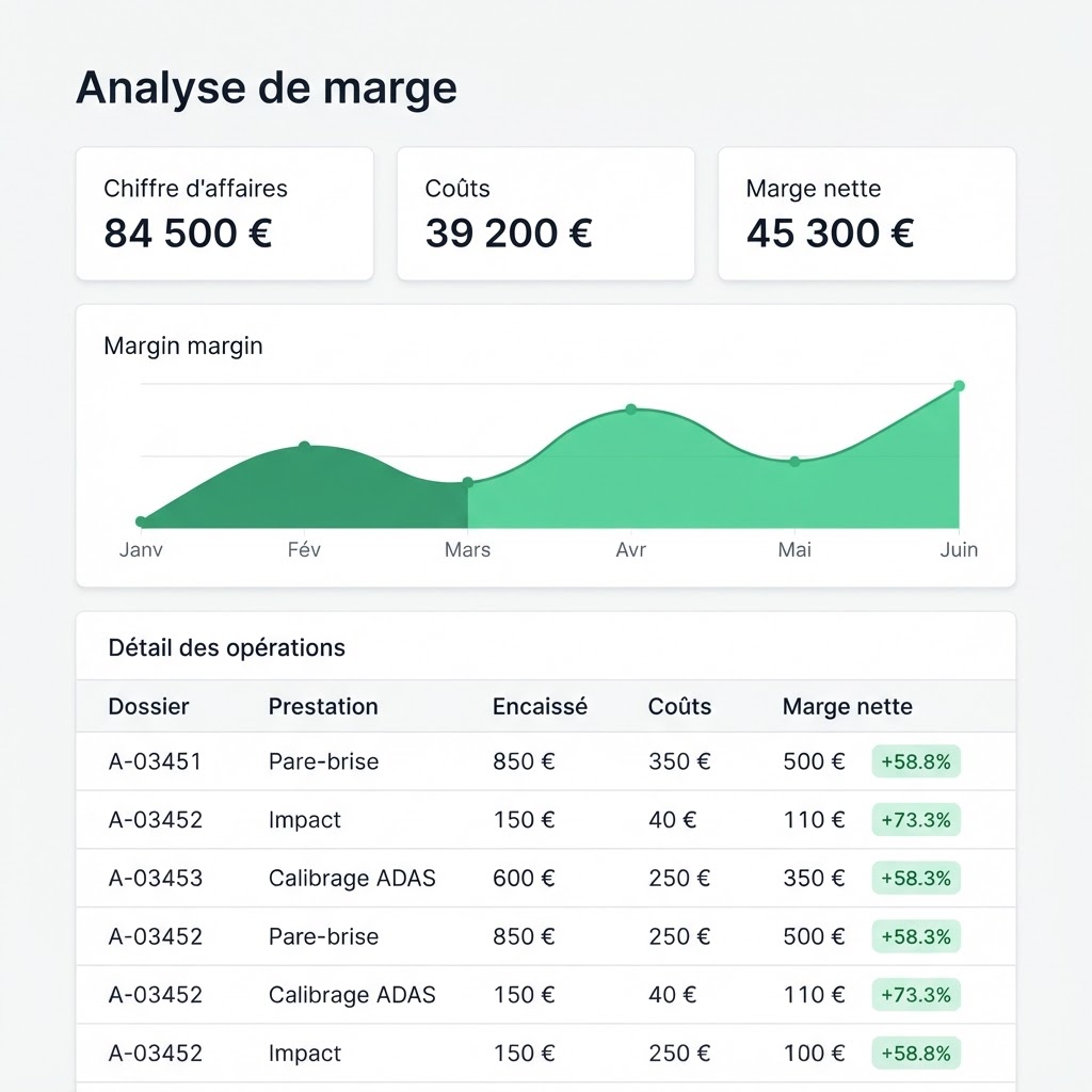 Capture — Analyse de marge nette par intervention