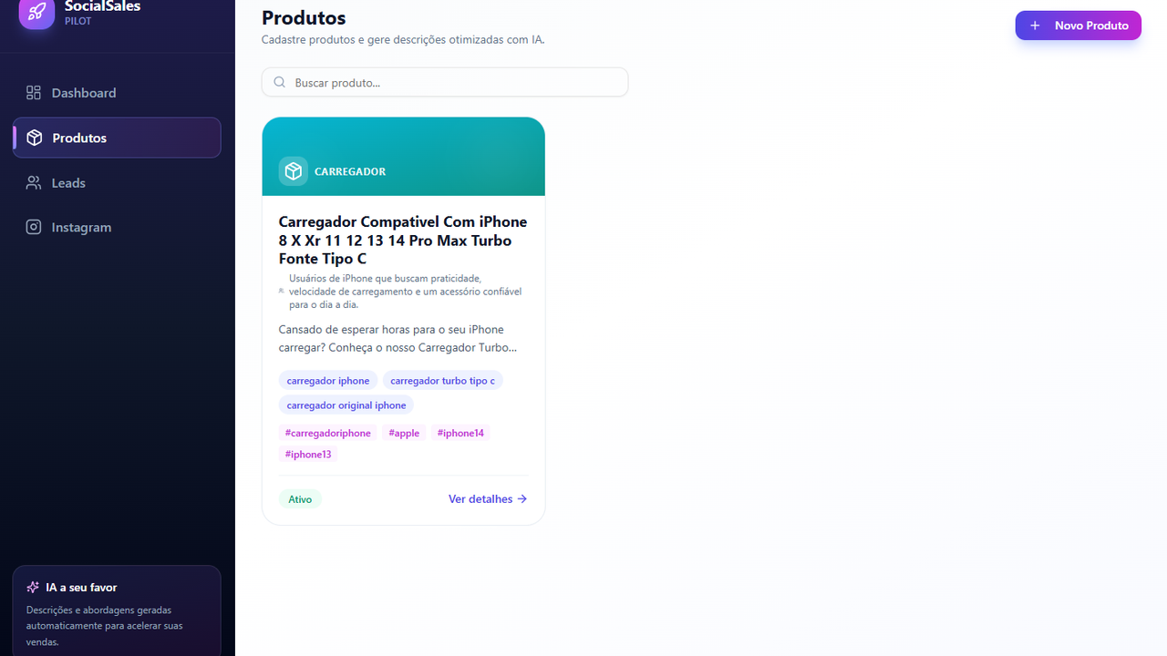Vendas Pro template preview
