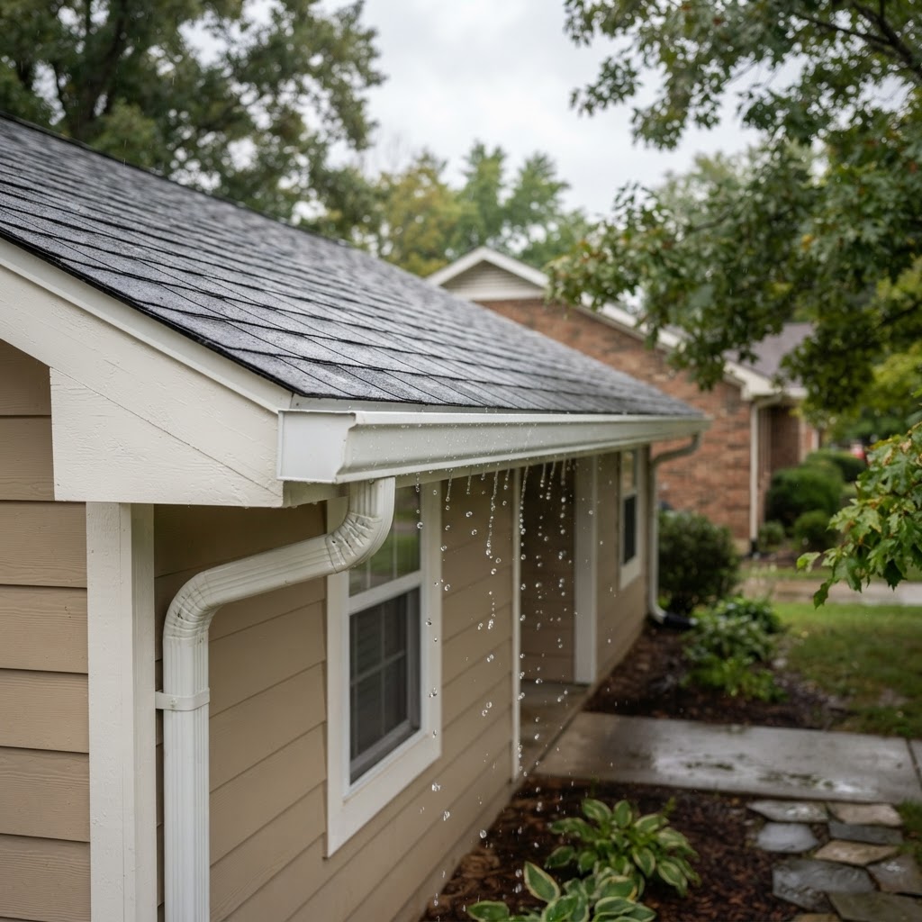 Gutters work by Precision Elite Roofing