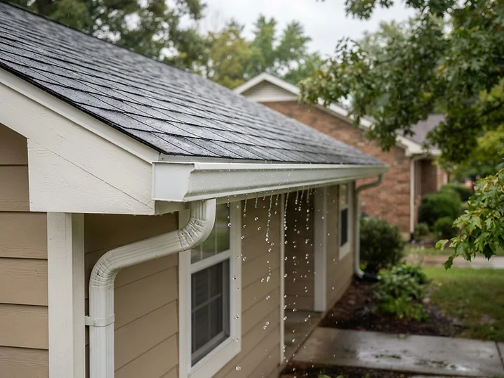 Gutters work by Precision Elite Roofing
