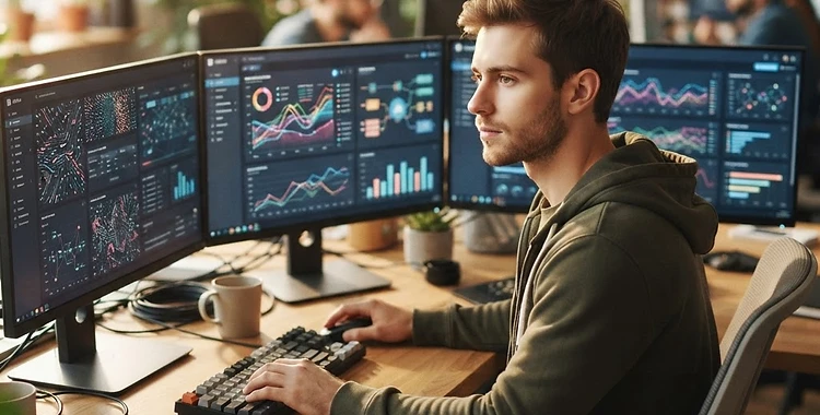 An Adge developer building the private search engine