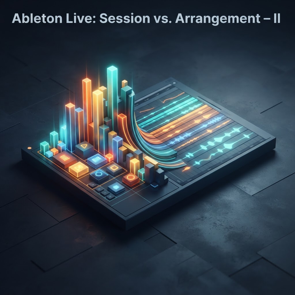 Ableton Live: Session vs. Arrangement – Il workflow giusto