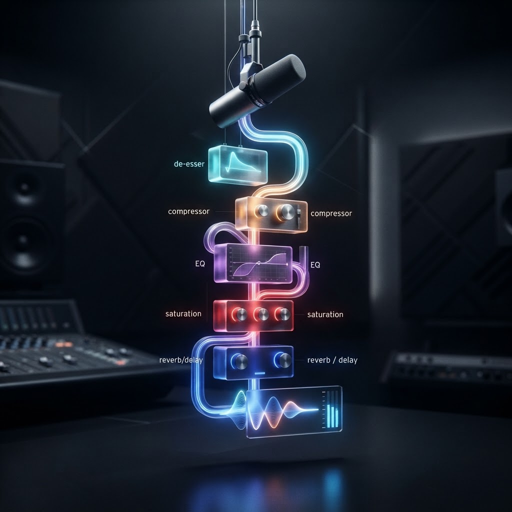Mixar vocais: A cadeia vocal completa
