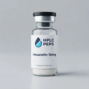 Hexarelin 10mg - HPLC Peps research peptide vial