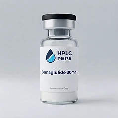Semaglutide 30mg - HPLC Peps research peptide vial