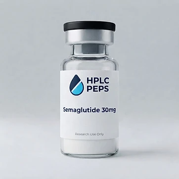 Semaglutide 30mg - HPLC Peps research peptide vial