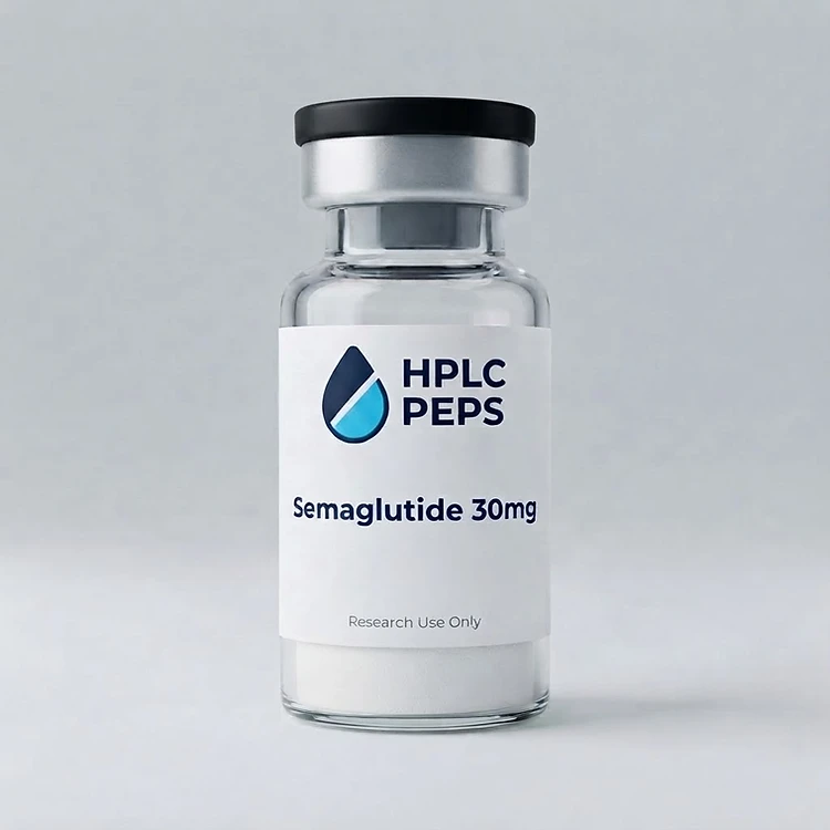 Semaglutide 30mg - HPLC Peps research peptide vial