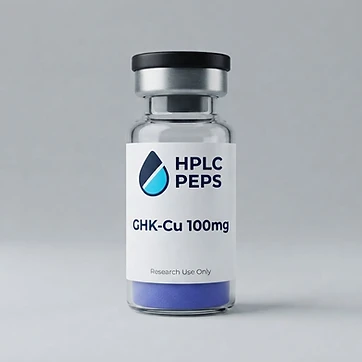 GHK-Cu 100mg - HPLC Peps research peptide vial