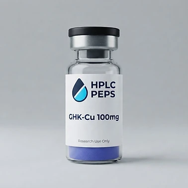 GHK-Cu 100mg - HPLC Peps research peptide vial