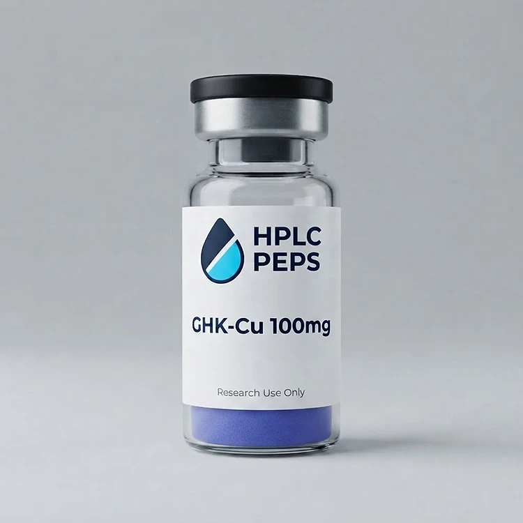GHK-Cu 100mg - HPLC Peps research peptide vial