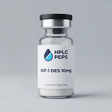 IGF-1 DES 10mg - HPLC Peps research peptide vial