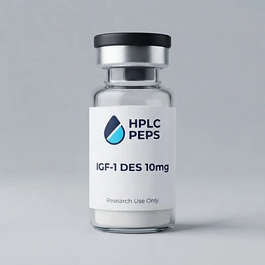 IGF-1 DES 10mg - HPLC Peps research peptide vial