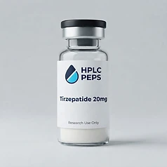 Tirzepatide 20mg - HPLC Peps research peptide vial