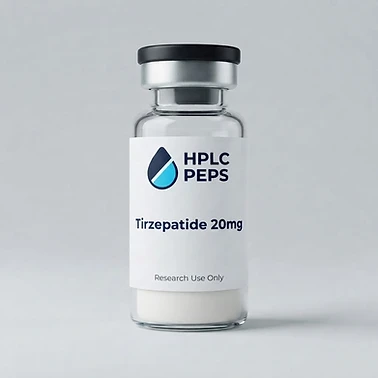 Tirzepatide 20mg - HPLC Peps research peptide vial